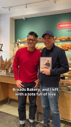 Breads Bakery features a variety of pastries and breads, ideal for breakfast or lunch near Rockefeller Center.